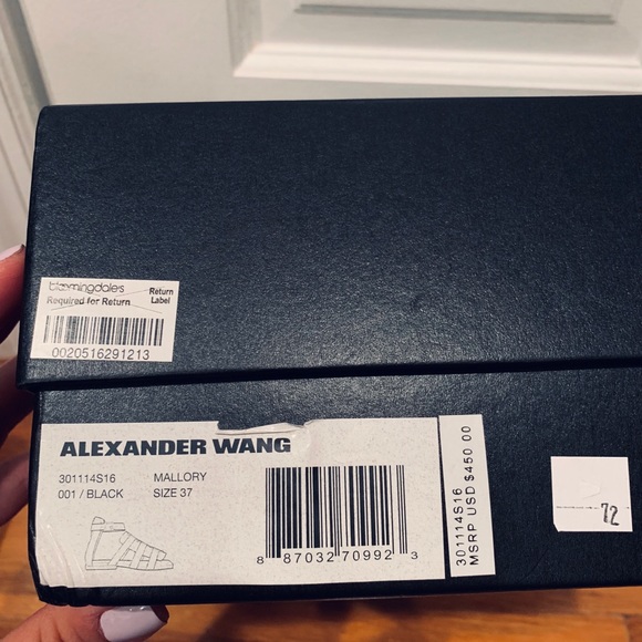 Alexander Wang Mallory Black Sandal
